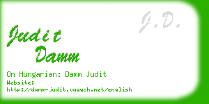 judit damm business card